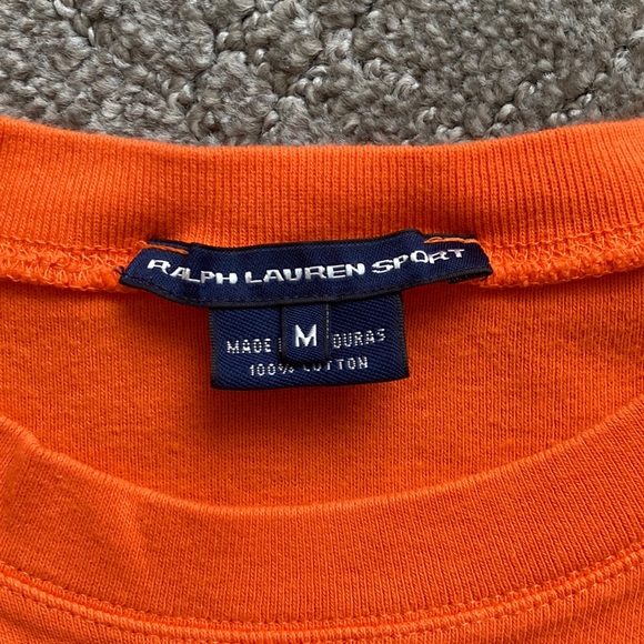 Ralph Lauren Sport Orange T-Shirt - Picture 6 of 7